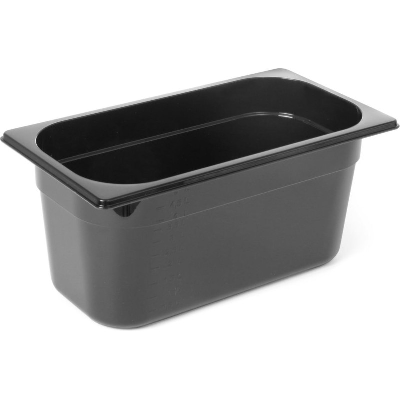 Hendi Juodos spalvos polikarbonato konteineris GN 1/3 H 150 mm - 862513