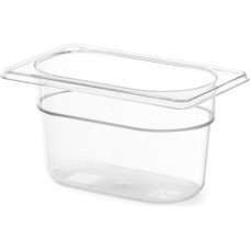 Hendi Transparent polycarbonate GN container GN 1/9 H 100 mm - 861820