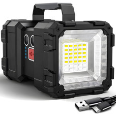 Retoo Taktinis įkraunamas prožektorius 46 LED 1000 lm