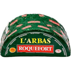 Hymor Roquefort AOP Cheese, 1 x Approx. 1.4 kg, French Sheep Cheese, Matured for 3 Months, Fine Mushroom Cheese, Ideal as a Pizza Topping, Wine or Sauces