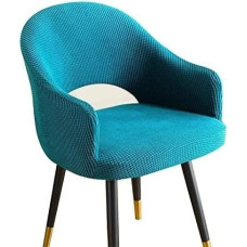 Virtuvės kėdžių užvalkalai, rinkinys iš 6, 4, kėdžių užvalkalai, 6 dalys, pilka, su porankiais, biuro kėdės užvalkalas, kukurūzų grūdų aksomo fotelis, apsauginis užvalkalas, strypai, sėdynės užvalkalas, skirtas valgomajam, vestuvėms, vakarėliui, viešbučiu