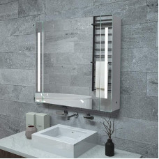 LED vienadurė veidrodinė spintelė.