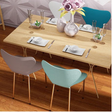 4 valgomojo kėdės su sidabrinėmis kojelėmis, šiuolaikinio dizaino kėdės, valgomojo stalo kėdės valgomajam, svetainei, miegamajam, vakarėliams, mišrios spalvos virtuvės kėdės, stilius 1