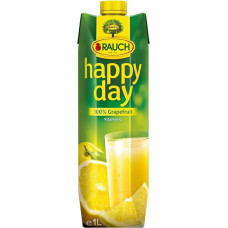 Happy Day Grapefruit 100%, No Added Sugar, Tetra - 1L