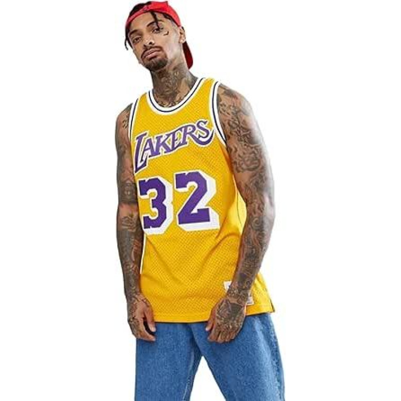 Mitchell & Ness Herren 2.0 La Lakers marškinėliai (1 pakuotė)