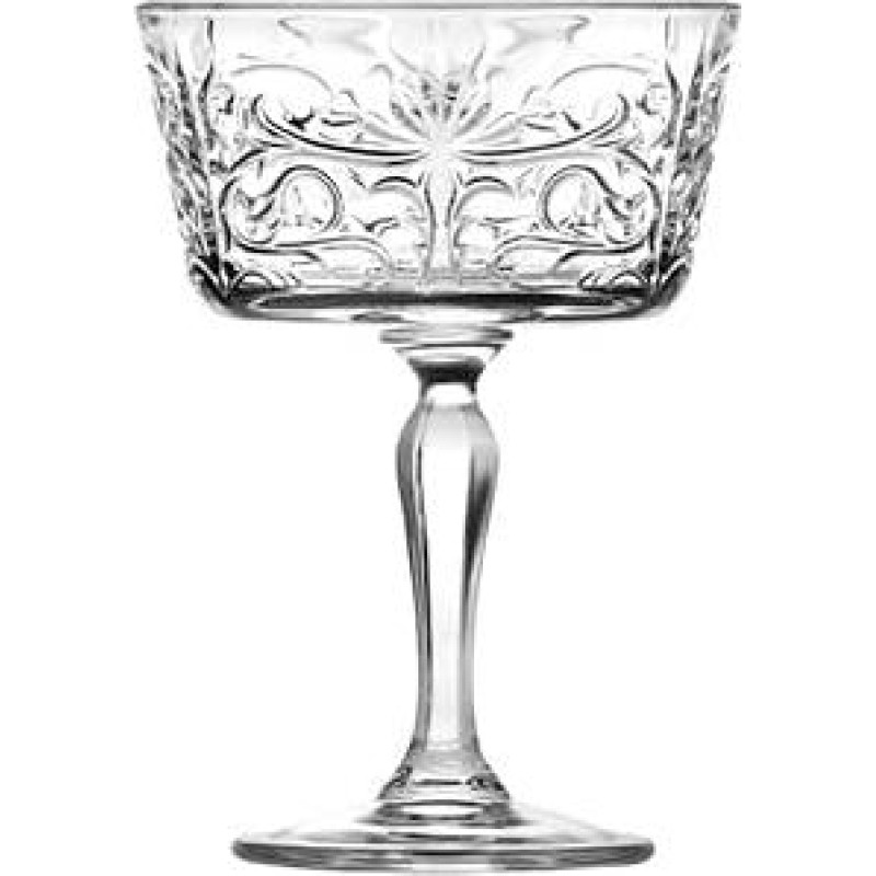 RCR 26638020006 Krištolo stiklo indai Tatuiruočių taurės šampano taurėms, 27 CL / 270 ML, 6 vnt.