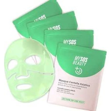 4 kolageno kaukės nuo nešvarumų - Centella Asiatica, niacinamidas ir cinkas - My SOS Beauty - hidrogelio kaukė nuo spuogų, raminanti ir valanti