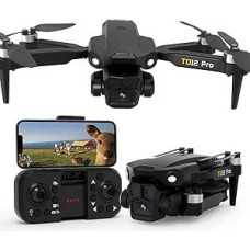TD12PRO Sulankstomas dronas su kamera, dronai suaugusiems pradedantiesiems, optinis srauto padėties nustatymas