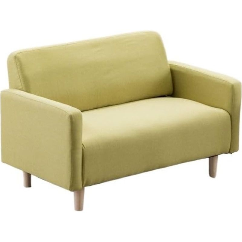 WANJEX Sofos ir sofos Kleines Sofa Doppel Einfaches Kleines Apartment Zwei-Personen-Kleidung Sofa Apartment für Wohnzimmer Ecke Schlafzimmer Salon Büro