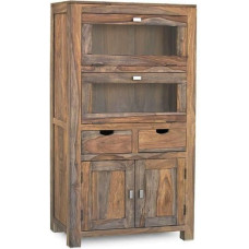 MASSIVMOEBEL24.DE Gamta Pilka aukštutinė lenta #60 Sheesham, spalva: Dydis: 80 x 40 x 148 cm (plotis x gylis x aukštis)