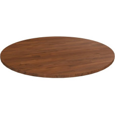 Skersmuo 90 x 1,5 cm, Apvalus stalviršis, Keičiamas stalviršis, Medžio masyvo stalviršis, Kavos staliuko stalviršis, Baro stalas, Medinis stalviršis, Valgomojo stalo stalviršis, Tamsiai ruda, Ąžuolo masyvo mediena