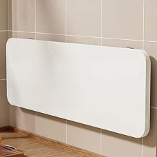 Weiß wandmontierter faltbarer Esstisch platzsparend und einfach zu installieren mehrere Stile verfügbar Starke Tragfähigkeit ideal für Wohnzimmer, Schlafzimmer und Küche