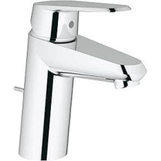 GROHE Eurodisc Cosmopolitan 3319020E Vandens taupymo praustuvo maišytuvas su iššokančiu nuleidimu 16 cm aukščio patvarus paviršius Lengvas montavimas ant kriauklės Chromas