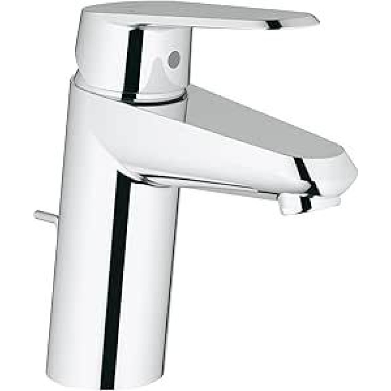 GROHE Eurodisc Cosmopolitan 3319020E Vandens taupymo praustuvo maišytuvas su iššokančiu nuleidimu 16 cm aukščio patvarus paviršius Lengvas montavimas ant kriauklės Chromas