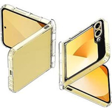 Spigen Ultra Hybrid Pro Case Compatible with Samsung Galaxy Z Flip 6 and Z Flip 7 FE - Crystal Clear