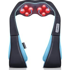 Massager with Heat - Shiatsu Neck Massager Christmas Gift for Men/Women/Mum/Dad - Massage for Neck, Shoulder, Back, Waist, Leg, Feet and Muscle