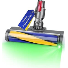 Replacement Brush for Dyson V7 V8 V10 V11 V15 Vacuum Cleaner Accessories Floor Nozzle for Dyson Attachment with LED Light Soft Roller Replacement Brush for Hard Floors