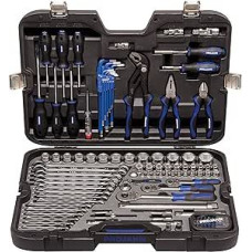 Projahn 39048201 Pramoninių įrankių dėžė Universali metrinė 122 dalių įrankių dėžė / įrankių rinkinys - platus asortimentas, aiškus išdėstymas, aukščiausios kokybės išvaizda, ergonomiškas korpuso dizainas