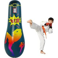 Punch Bag for Kids, Free Standing Punch Bag for Instant Bounce Back Heavy Punch Bag for Practice Karate Stress Relief Punch Bag for Boys/Girls