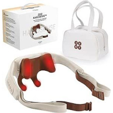 ZENT HandSense Shiatsu 6D belaidis kaklo masažuoklis TuiNa, šiltas pečių ir kaklo masažuoklis, 90 minučių įkraunant vieną bateriją, visiška judėjimo laisvė