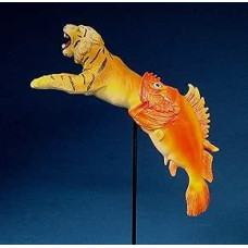 Salvadoro Dali tigras su žuvimi Plastikinė skulptūra SD09