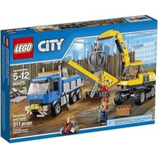 LEGO City 60075: Lengvasis ekskavatorius ir sunkvežimis