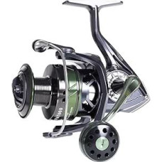 Angelrolle Spinnspule HFA2000-7000, Superleichte Geschwindigkeit, 5,2:1 Bremssystem, Rad, 10 Kg, Barsch, Hecht Glatt, Robust, Leicht