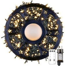 MAGGIFT LED žibintų šviesos Kalėdų eglutė lauko galia 80 m 800 LED pasakų žibintai su kištuku / nuotolinio valdymo pulteliu / laikmačiu, vandeniui atsparus pasakų žibintai Kalėdų eglutė šilta balta Kalėdų apšvietimas lauke