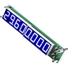 RF signalų dažnio skaitiklis, dažnio matuoklis 0,1-1000 MHz 2,4 GHz dažnio matuoklis Viengubas įėjimas PLJ-8LED-H, skirtas dažnio vertėms rodyti (mėlynai apšviestas šriftas)