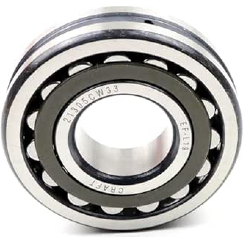 Savaime išsilyginantis rutulinis guolis 21305 CW33 25 x 62 x 17 mm, DIN 630, didelė apkrova, patvarūs savaime išsilyginantys rutuliniai guoliai, maža trintis, idealiai tinka konvejerių sistemoms