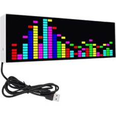 Universalūs rodymo režimai RGB spektro displumas LED RGB nuolatinis nuosavas namas Namų stereo analizatorius Grafika Vizualizatorius Muzika Ritmas VFD ekranas Šviesos peiliai Analizatoriai Juosta