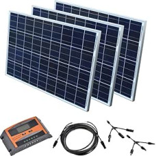 Saulės rinkinys 12 V Saulės sistemos Saulės rinkinys PV Island System Motorhome Saulės modulio įkrovimo valdiklis, galia: 300 W
