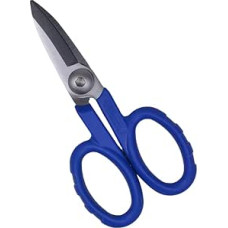 Elfcam® - Kevlaro žirklės stiklo pluoštui Daugiafunkcinės žirklės, pagamintos iš anglinio legiruoto plieno, 