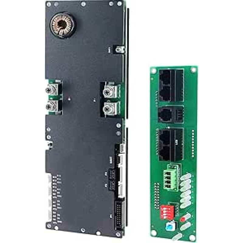 JKBMS BMS 8S-16S 24V-48V 300A - V19 namų energijos kaupimo BMS su UART naujam ekranui, 2A aktyvusis balansas, integruotas 