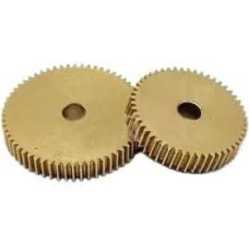 Variklio krumpliaračiai, krumpliaračiai, variklio krumpliaračiai, 10 vienetų mažų krumpliaračių 0.2 modulis 30-50 dantų vario krumpliaračiai 0.98/1.78/1.98/2.02 mm skylės skersmuo cilindrinės pavaros 1.2 mm storio ( spalva: 0.2M, dydis: 33T * 7 * 1.48 * 0