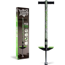 Xootz Pogo Stick | Pramoninis dizainas vaikams berniukams ir mergaitėms Minkštas putplasčio vairas 5+ metų amžiaus iki 35 kg