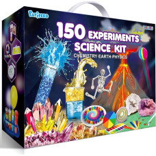 150 Science Experiments for Children, Chemistry Physics STEM Project Activities for Boys Girls, Learning Toy Birthday Gifts Ideas