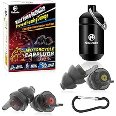 Motociklų ausų kištukai, 2 poros, apsaugo nuo klausos pažeidimų, ausų kištukai motociklininkams, dviračiams, lenktynėms, turistiniam eismui, vis dar girdimi, daugkartinio naudojimo silikoniniai kištukai, patogūs maži ausų kištukai