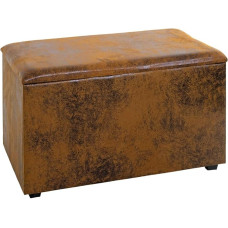 HAKU Möbel Sėdimoji lentyna Brown Vintage MDF Tekstilės audinys Matmenys W 65 cm x H 42 cm x D 40 cm Stilius: Modernus