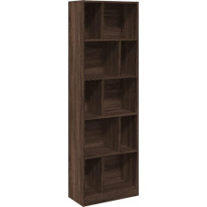 vidaXL knygų spinta Brown Oak Effect 57 x 28,5 x 174 cm Medienos medžiaga