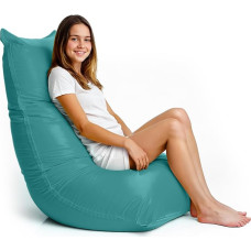 Aiire Modernus ergonomiškas dizainas itin lankstus Lycra plaunamas Bean Bag kėdė gyvenamajame kambaryje su pildymo vaikams paaugliams ar paaugliams miegamojo Bean Bag kėdė Turquoise