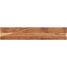 vidaXL Table Top, Wooden Top, Rectangular, Solid Wood Top for Bar Table, Side Table, Dining Table, Replacement Table Top, 140 x 30 x 3.8 cm, Acacia Wood