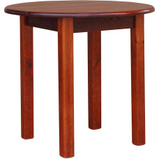 Kalvadoso apvalus pušies valgomojo stalas Virtuvės stalas Solid Restaurant 60 cm