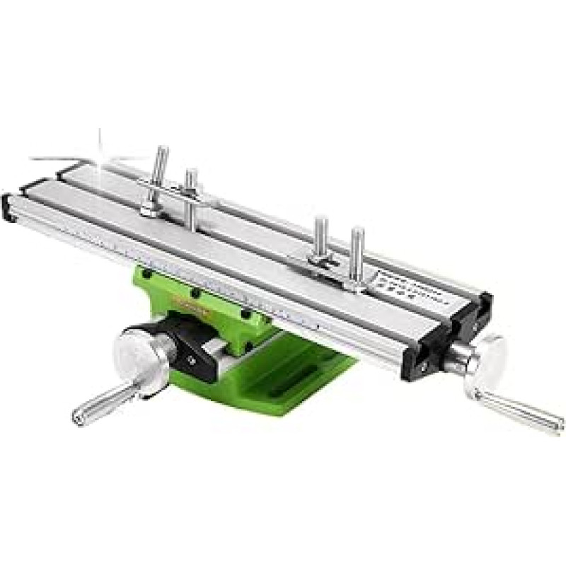 Fräsmaschine, Multifunktions-Arbeitstisch for Fräsmaschinen, Arbeitsschlittentisch, Schraubstockvorrichtung, Einstellarbeitstisch mit Flachzange