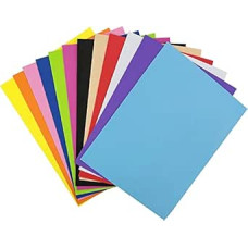 Cratf EVA-Schaumstoffplatten - 12er-Pack, 15,7 x 23,6 Zoll, 2 mm dick, verschiedene Farben for Kunst-, Bastel- und Cosplay-Projekte