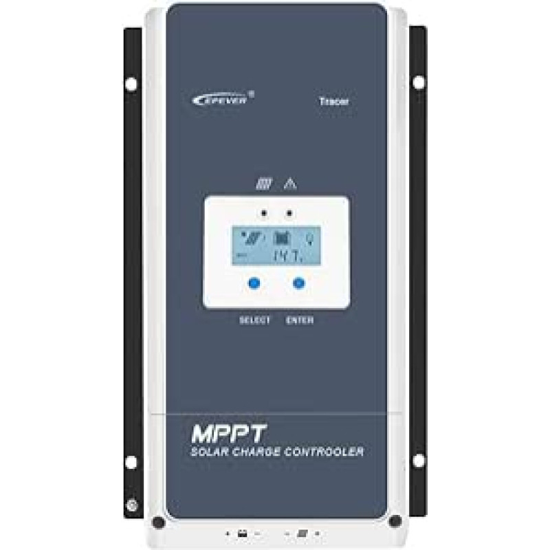 EPEVER 100A MPPT saulės energijos įkrovos valdiklis 12V/24V/36V/48V su skystųjų kristalų ekranu, atviros grandinės įtampa iki 150V, skirtas sandariems, geliniams, užliejamiems ir vartotojo sekimo įrenginiams 10415AN