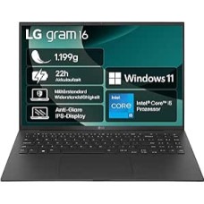 LG, LG Notebook, 40.6 cm, Intel i5, 16GB DDR4, 1TB Dual SSD, 24 Months Warranty, 2560 x 1600, Dolby Atmos, 16Z90RU-G.AA58G
