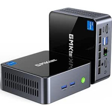 GMKtec Mini PC Intel Core i7-1185G7 (up to 4.8 GHz) 32GB DDR4 1TB SSD Desktop Mini Computers WiFi 6, BT 5.2/ DP, HDMI/RJ45 2.5G/USB4.0