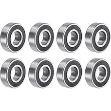 išteklių žemėlapis 8 Stück 6204-2RS Kugellager Rillenkugellager 20mm Bohrung 47mm Außendurchm. 14 mm Dick Doppelt Geschirmter Chromstahl