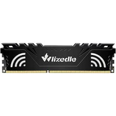 DDR3 darbalaukio atmintis RAM 4GB 1333MHz CL9 UDIMM, kompiuterio atminties modulis PC3-10600 240-Pin 1.5V Non-ECC 2Rx8 kompiuterio atminties atnaujinimas kompiuteriams, juoda